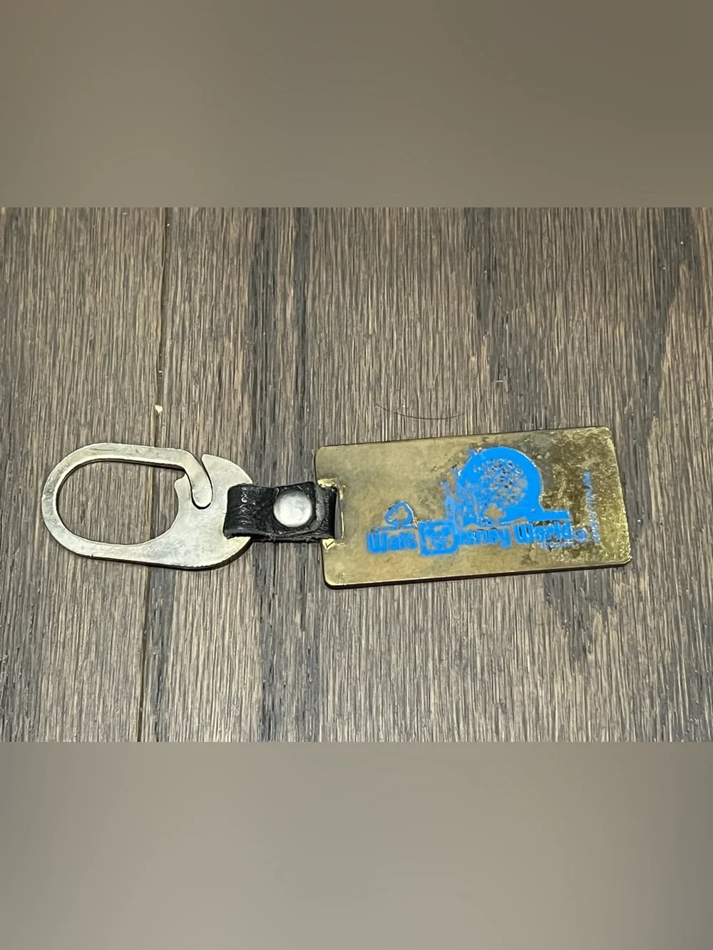 Vintage 90s Walt Disney World Mickey Mouse Personalized Name GEORGE Keychain